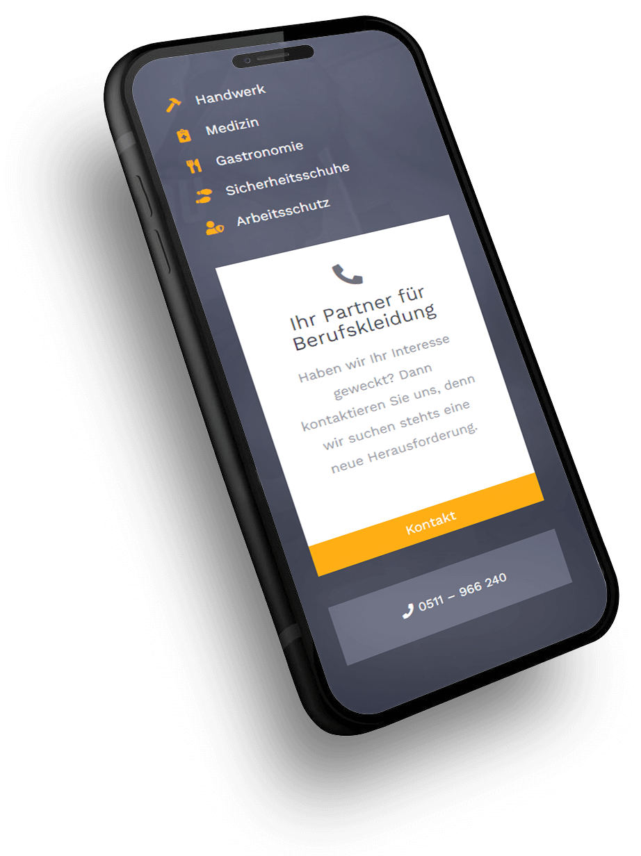 Handy MOckup 2 Webdesign Hannover Festpreis Kundenwebsite Referenz
